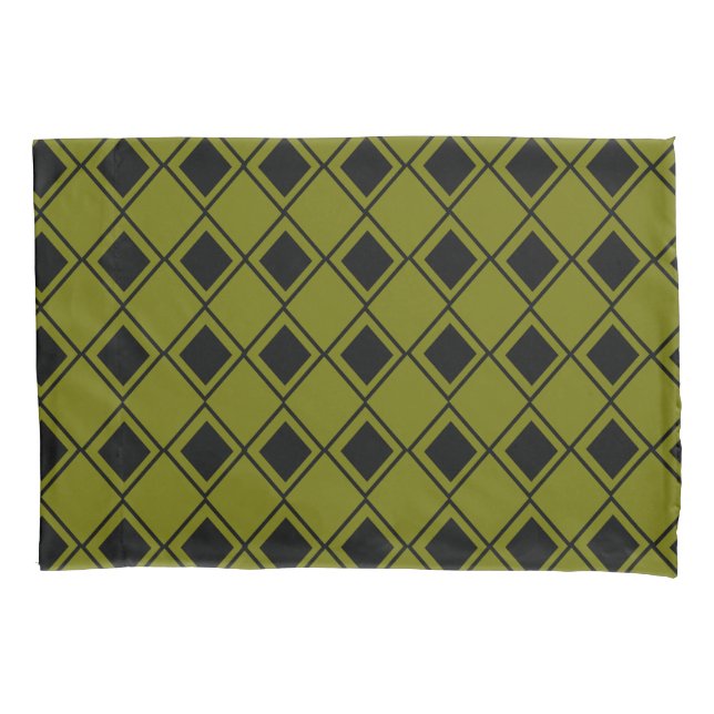 Funda De Cojín Harlequin Verde (Anverso)