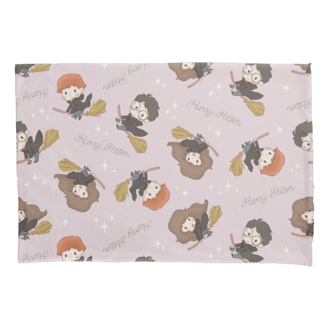 Funda De Cojín HARRY POTTER™, Hermione y Ron Flying Pattern (Anverso)