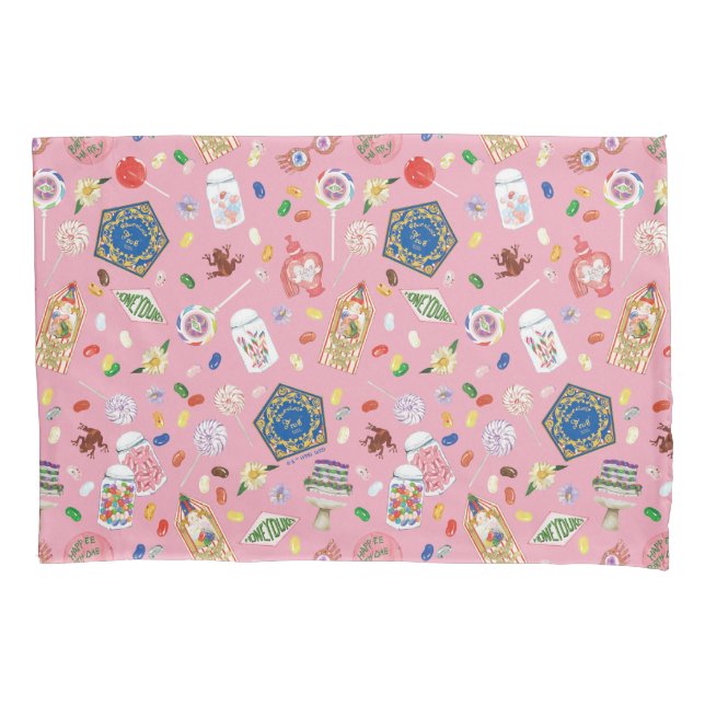 Funda De Cojín HARRY POTTER™ | Ranas de chocolate y patrón de dul (Anverso)