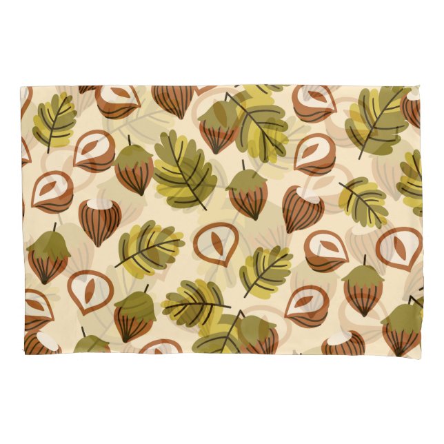 Funda De Cojín Hazelnut deja un patrón impecable (Anverso)