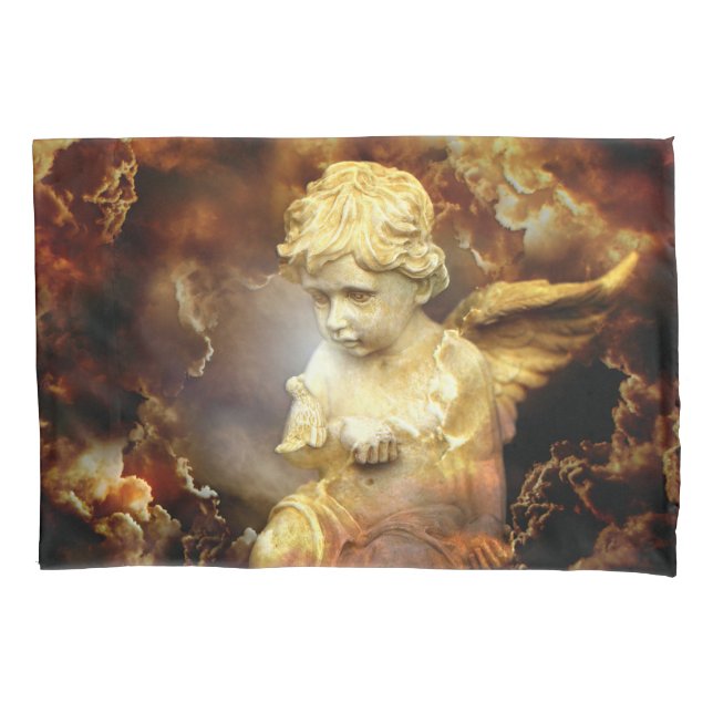 Funda De Cojín Heavenly Angel Cherub (Anverso)