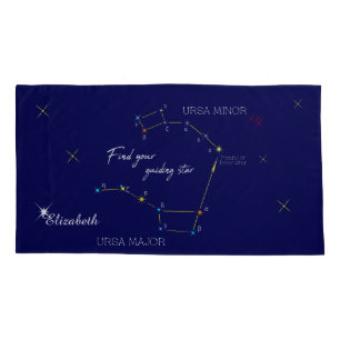 Funda De Cojín Hemisferio Norte Encuentra Estrella Polar