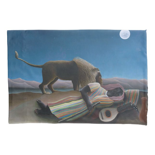 Funda De Cojín Henri Rousseau - El gitano durmiente (Anverso)