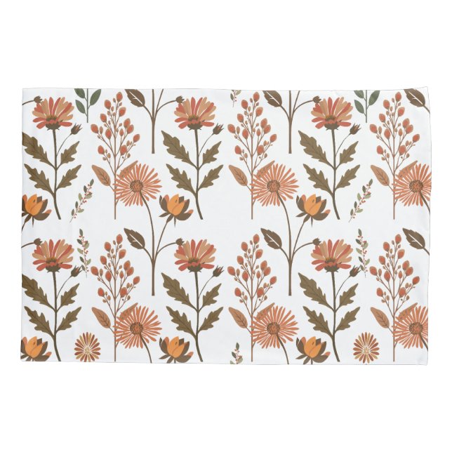 Funda De Cojín Herbstliches Blumenarrangement (Reverso)