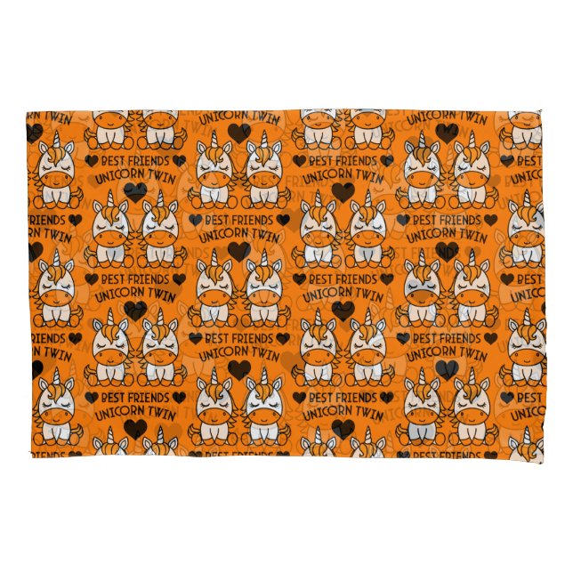 Funda De Cojín Hermana gemela de Unicorn (Anverso)