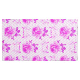 Funda De Cojín Hermosa Flora Púrpura Vintage