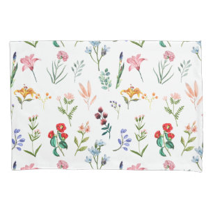 Funda De Cojín Hermosa y elegante floresta silvestre botánica