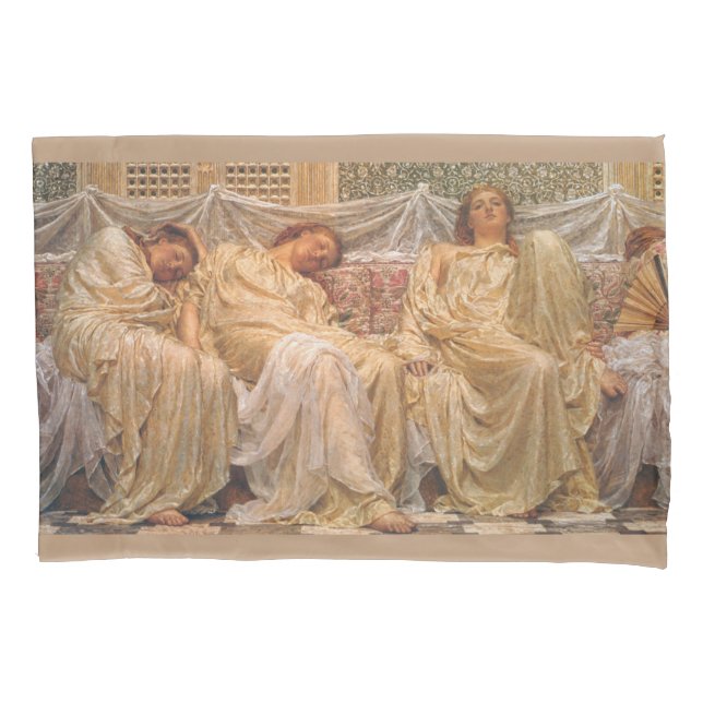 Funda De Cojín Hermosas mujeres somnolientas (Dreamers) (Arte Vin (Anverso-izquierdo)