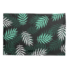 Funda De Cojín Hermoso patrón de hojas verde