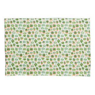Funda De Cojín Hermoso patrón sin fisuras de plantas suculentas