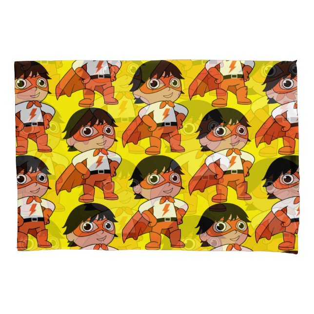 Funda De Cojín Héroe de acción de Super Boy (Anverso)