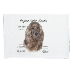 Funda De Cojín Hígado inglés Cocker Spaniel History