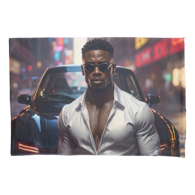 Funda De Cojín Hip Hop - American Rap Star -  (Anverso)