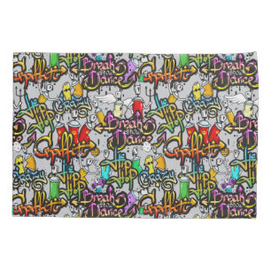 Funda De Cojín Hip Hop Graffiti pillowcase