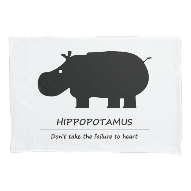 Funda De Cojín Hippopotamus (カバ) (Anverso)