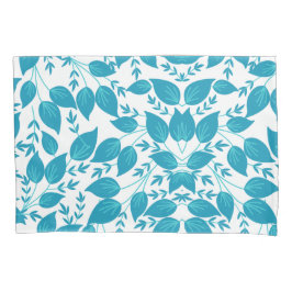 Funda De Cojín Hojas azules