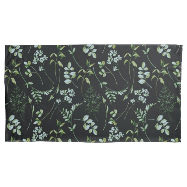 Funda De Cojín Hojas de agua Eucalyptus Greenery (Anverso)