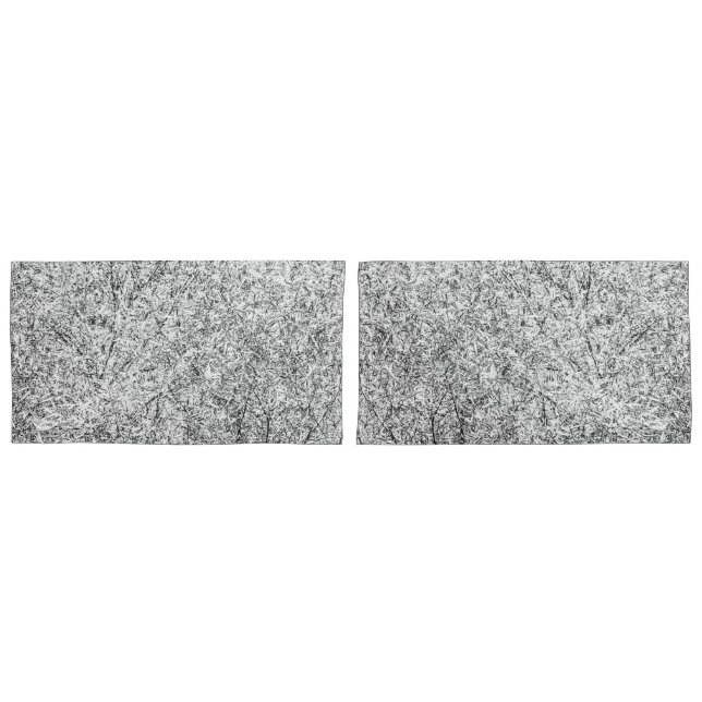 Funda De Cojín Hojas de árbol silvestres. Arte abstracto de la na (Anverso - Set)