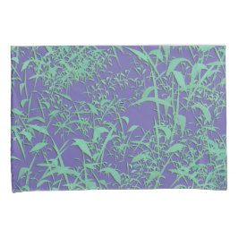 Funda De Cojín Hojas de bambú digitales