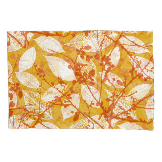 Funda De Cojín Hojas de otoño: repetición de la cosecha dorada