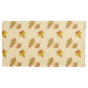 Funda De Cojín Hojas de roble acogedoras de arce de otoño