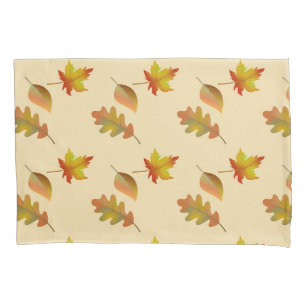 Funda De Cojín Hojas de roble acogedoras de arce de otoño