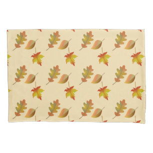 Funda De Cojín Hojas de roble acogedoras de arce de otoño