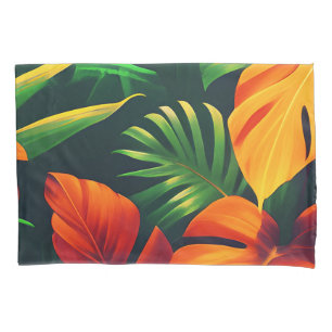 FUNDA DE COJÍN HOJAS FRONDOSAS NATURALEZA JARDÍN