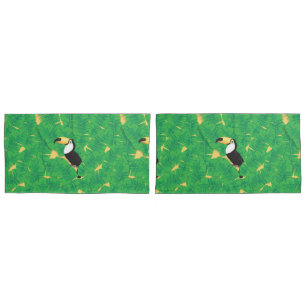 Funda De Cojín Hojas toscanas y bananeras
