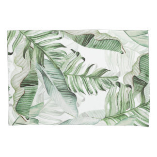Funda De Cojín Hojas tropicales