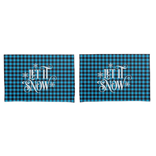 Funda De Cojín Holiday Buffalo Plaid Pillowcase Pair (Anverso - Set)