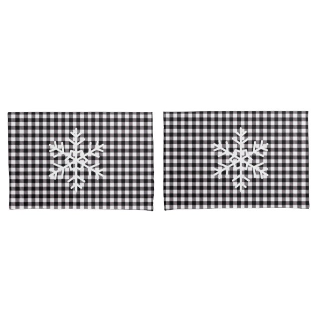 Funda De Cojín Holiday Buffalo Plaid Pillowcase Pair (Anverso - Set)