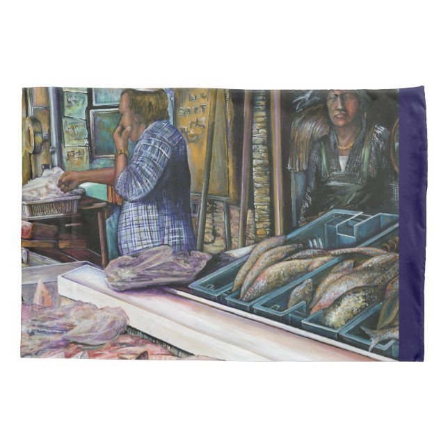 Funda De Cojín Hombres del Desierto, Regalos del Mar, Jerusalén (Reverso)