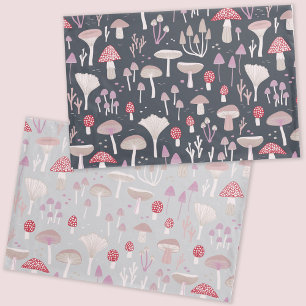 Funda De Cojín Hongos hongos hongos hongos hongos hongos reversib
