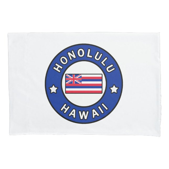 Funda De Cojín Honolulu Hawaii (Anverso)