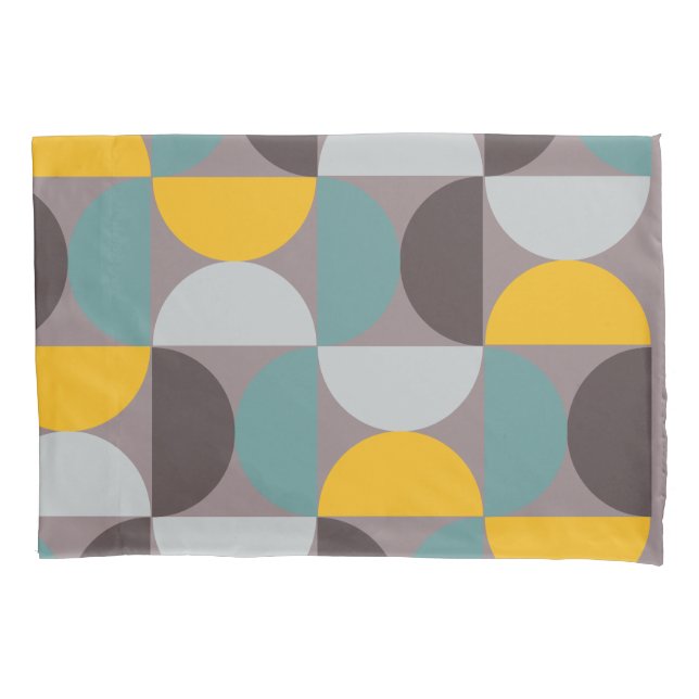 Funda De Cojín Horizonte lunar de oro moderno de mediados del sig (Anverso)