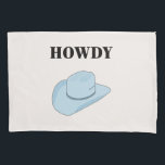 Funda De Cojín Howdy Cowboy Gorra Baby Blue<br><div class="desc">Howdy - Gorra de Cowboy - Azul bebé.</div>