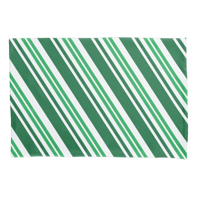 Funda De Cojín Huella de menta verde (Anverso-izquierdo)