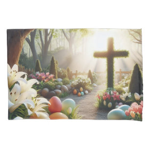 Funda De Cojín Huevo cruzado/de Pascua/Lilly
