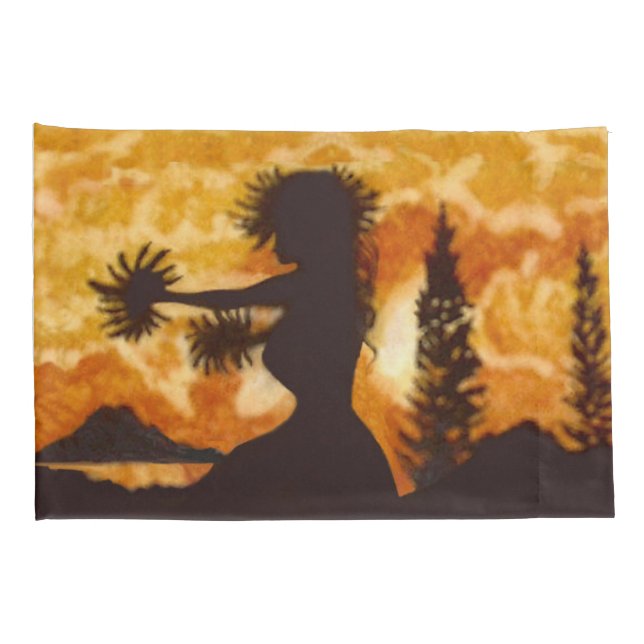 Funda De Cojín Hula Dancer (Reverso-derecho)