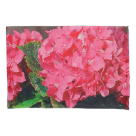 Funda De Cojín Hydrangeas rosa