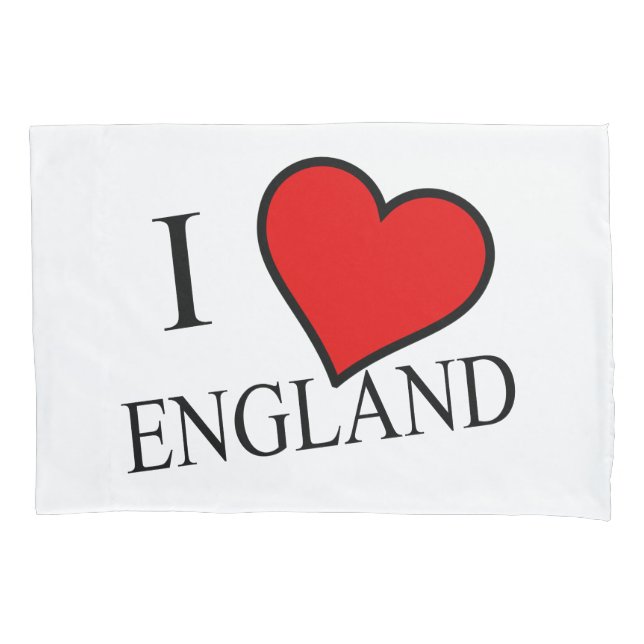 Funda De Cojín I Heart England bk pcnt (Anverso)