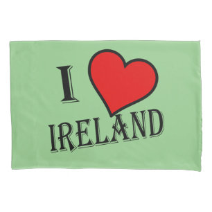 Funda De Cojín I Heart Ireland bk bedpccn