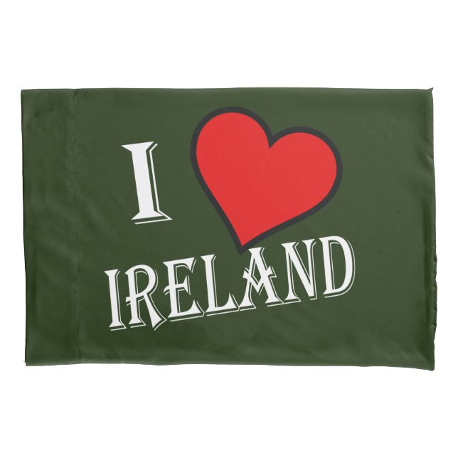 Funda De Cojín I Heart Ireland con pcnt (Anverso)
