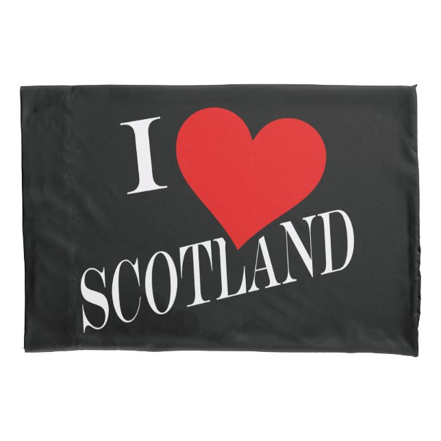 Funda De Cojín I Heart Scotland con pcnt (Anverso)