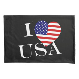 Funda De Cojín I Heartflag USA wpccnt