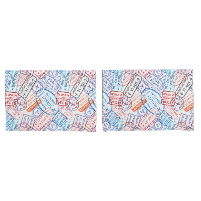 Funda De Cojín Icono de viaje (Anverso - Set)