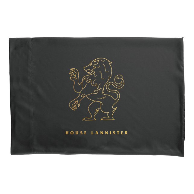 Funda De Cojín Icono del Lannister de la Casa (Anverso)