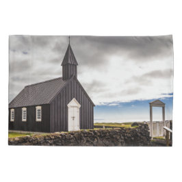 Funda De Cojín Iglesia Negra De Budir, Islandia