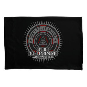 Funda De Cojín Illuminati está mirando no confía en cualquier